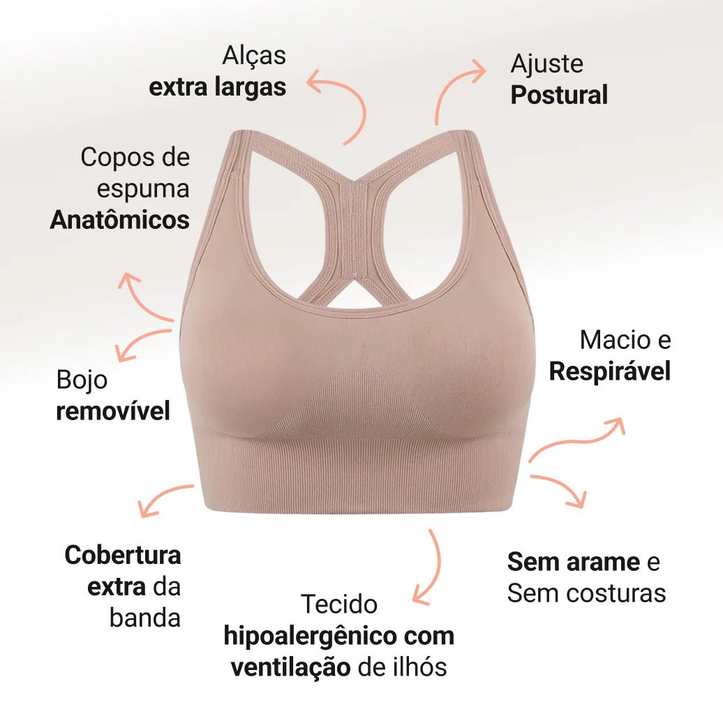 Kit com 3 Sutiãs Anatômicos UpComfort