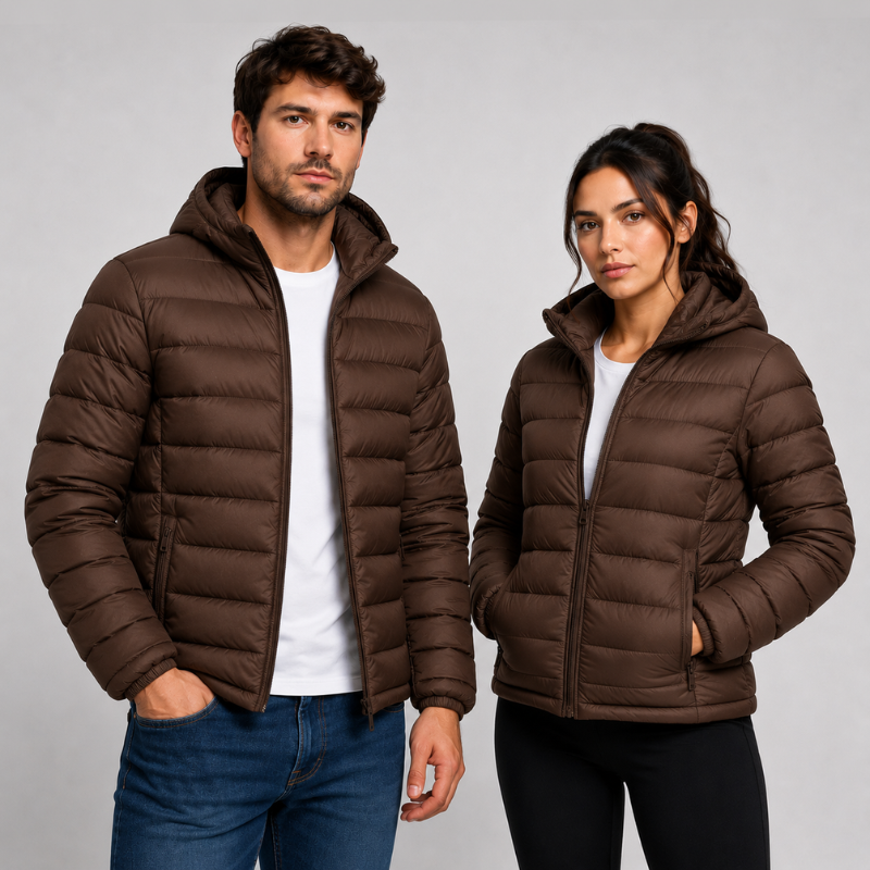 Jaqueta Puffer Bobojaco Impermeável Masculino e Feminino