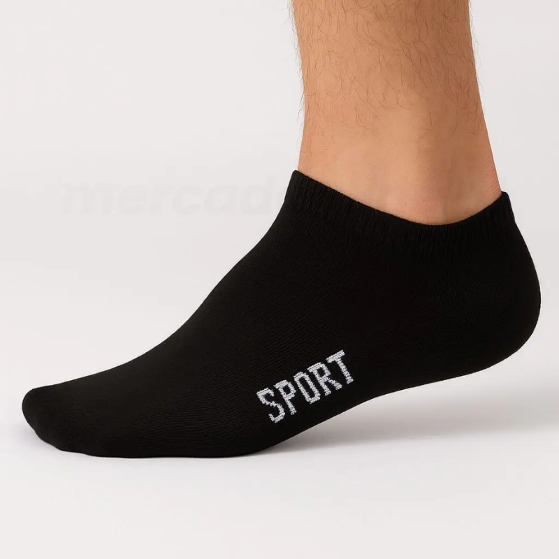 Kit 12 Pares Meia Soquete