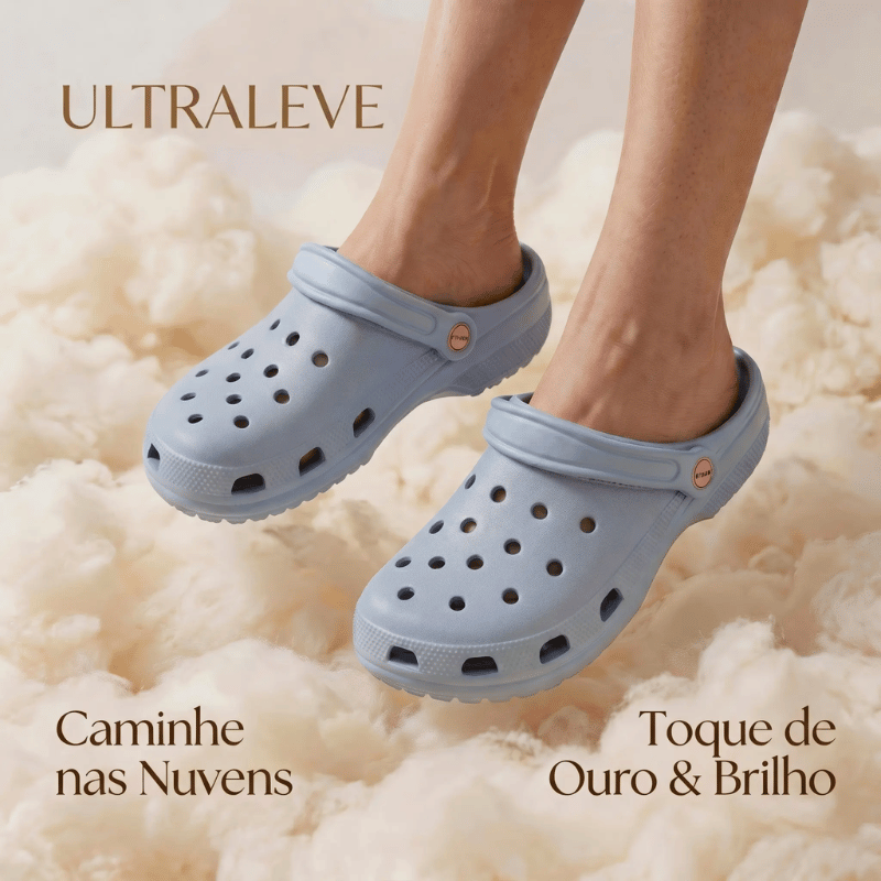 Babuche Feminino com 10 Charms Decorativos