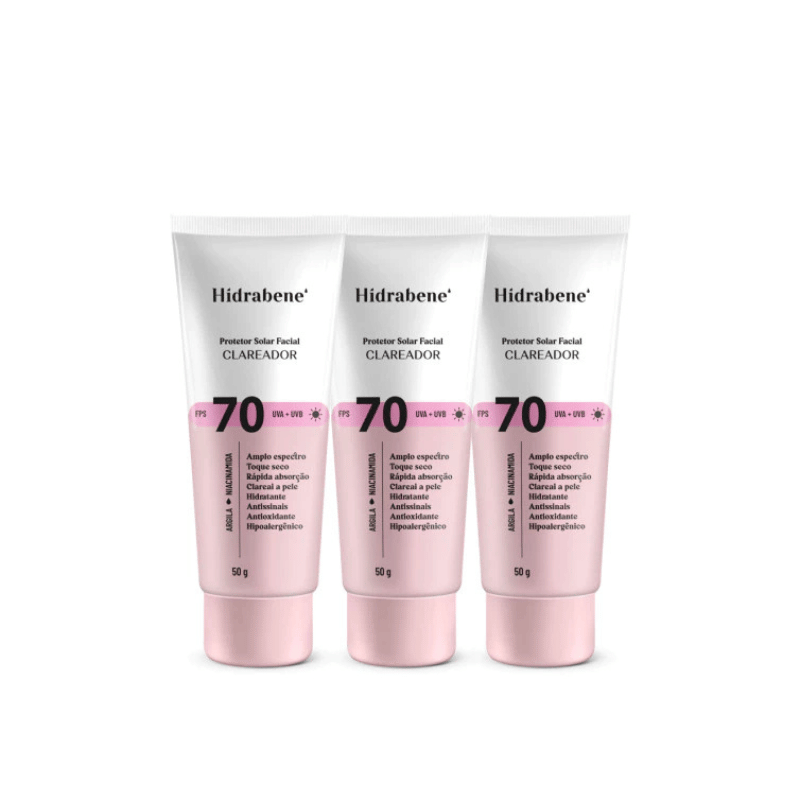 Protetor Solar Facial FPS - Protetor, Clareador e Antimanchas