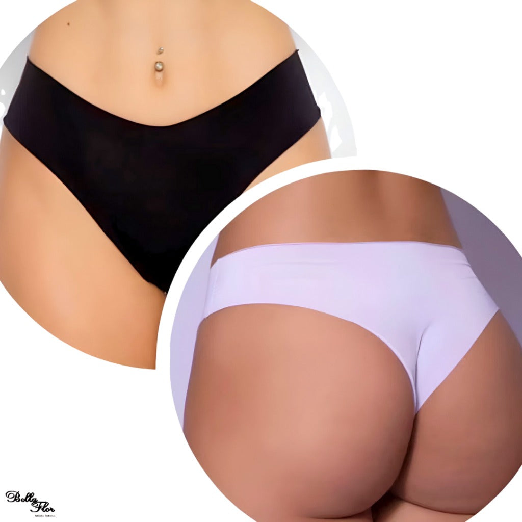 Compre 6 Leve 10 Calcinhas Sem Costura Empina Bumbum