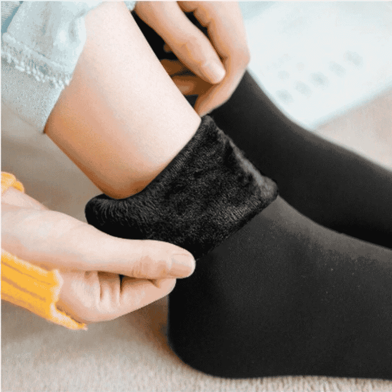 Kit Meia Térmica Forrada Feminina e Masculina