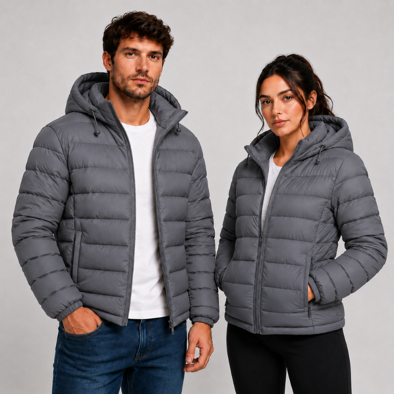 Jaqueta Puffer Bobojaco Impermeável Masculino e Feminino