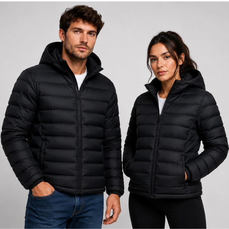 Jaqueta Puffer Bobojaco Impermeável Masculino e Feminino